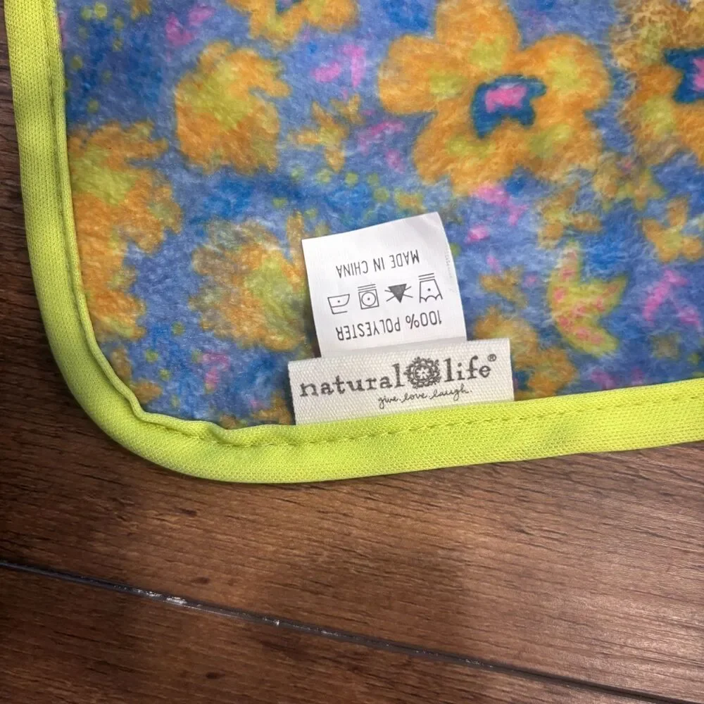Natural Life Set Of 3 MakeUp Remover Eraser Clothes Flower Bright Floral EUC
